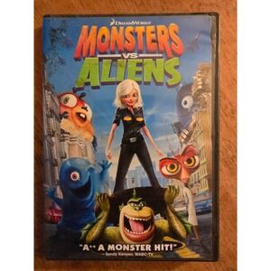 Monsters Vs. Aliens (DVD, 2009), DreamWorks Animation, Excellent Condition